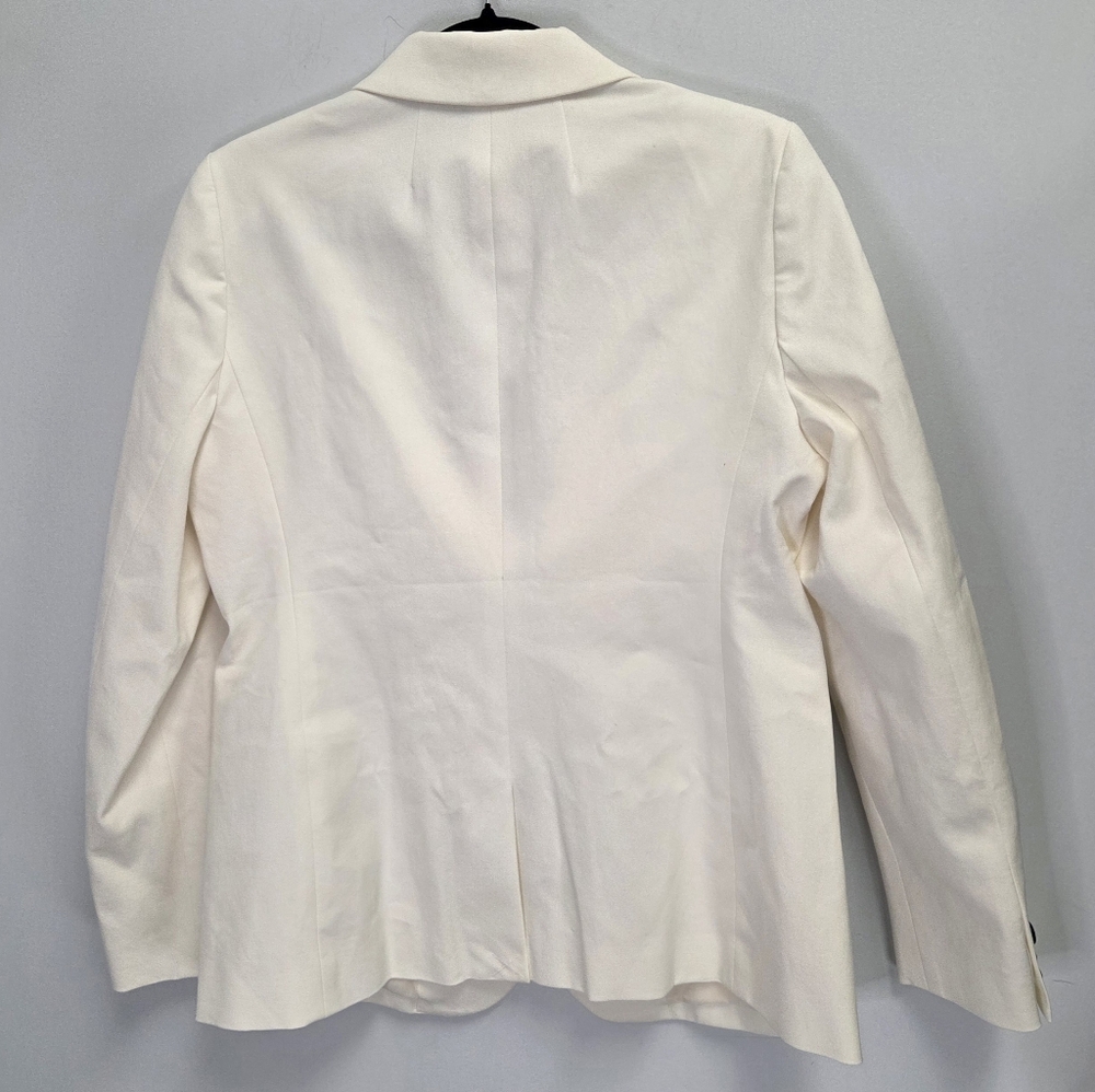 J. Crew Parke Bi Stretch Blazer Ivory White Blazer Size 10 New! - Picture 6 of 7